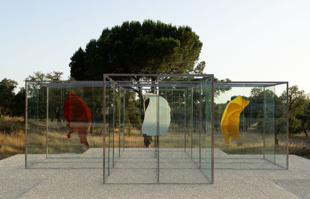 Ventos Cruzados, installation by Eduardo Rezende, Águas do Sado, Portugal